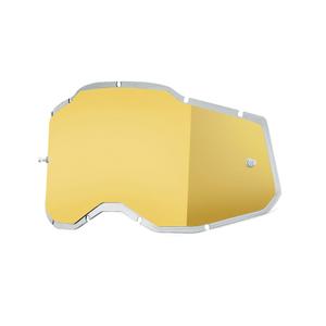 Plexi 100% iniettato Racecraft 2/Accuri 2/Strata 2 specchio oro (antiappannamento)