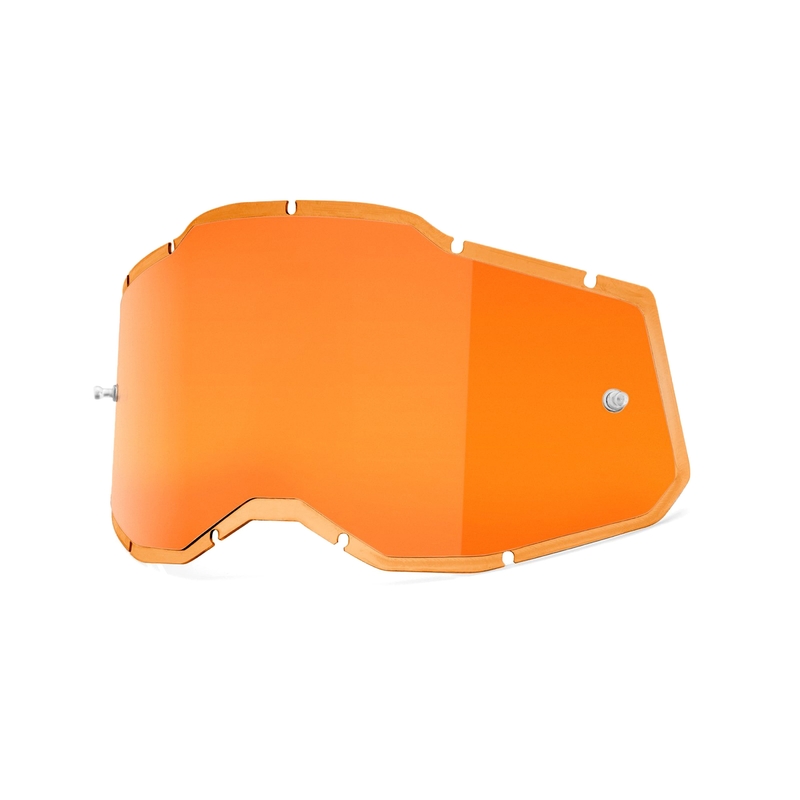 Plexi 100% iniettato Racecraft 2/Accuri 2/Strata 2 arancione specchiato (antiappannamento)