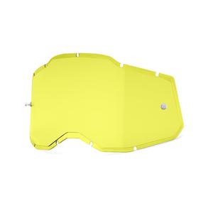 Plexi 100% iniettato Racecraft 2/Accuri 2/Strata 2 giallo (antiappannamento)