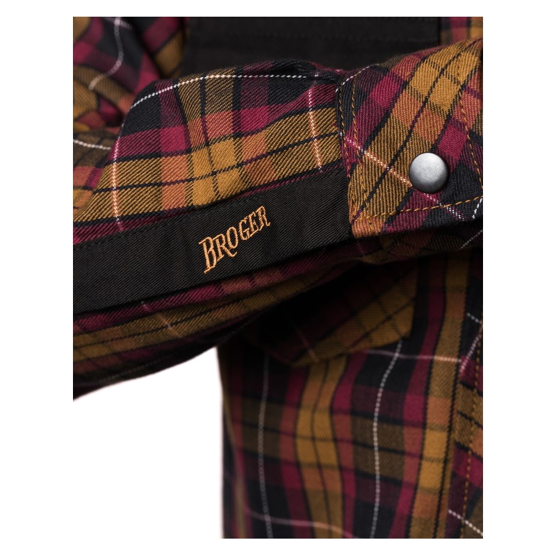 Camicia da motociclista BROGER Alaska caramel Saldi