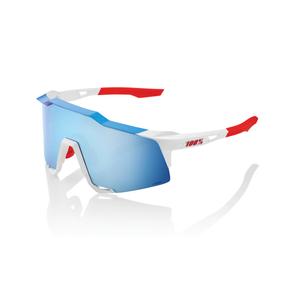 Occhiali da sole 100% SPEEDCRAFT TotalEnergies Team rosso-bianco-blu (vetro blu HIPER)
