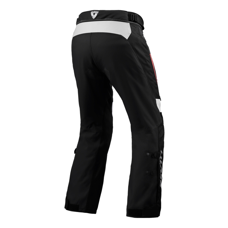 Pantaloni moto Revit Horizon 3 H2O nero/rosso