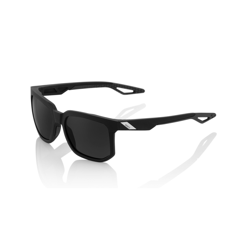 Occhiali da sole 100% CENTRIC Matte Crystal Black Black (Occhiali neri)