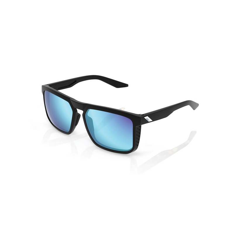 Occhiali da sole 100% RENSHAW nero (lenti blu)