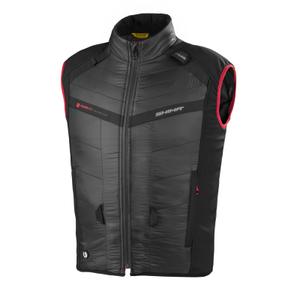 Gilet Shima Powerheat nero-rosso