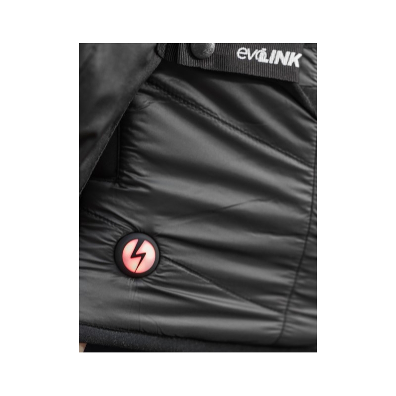 Gilet Shima Powerheat nero-rosso