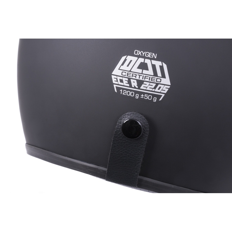 Casco moto aperto Cassida Oxygen nero opaco