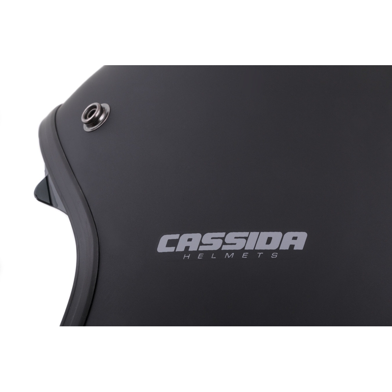 Casco moto aperto Cassida Oxygen nero opaco