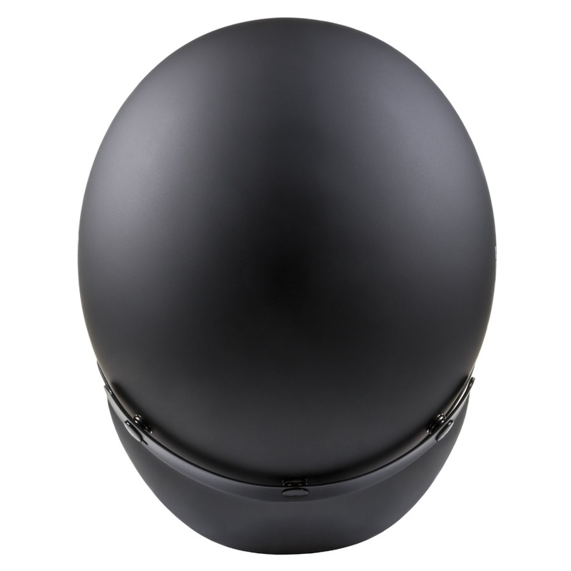 Casco moto aperto Cassida Oxygen nero opaco
