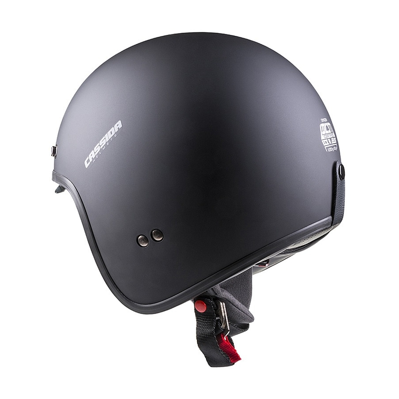 Casco moto aperto Cassida Oxygen nero opaco