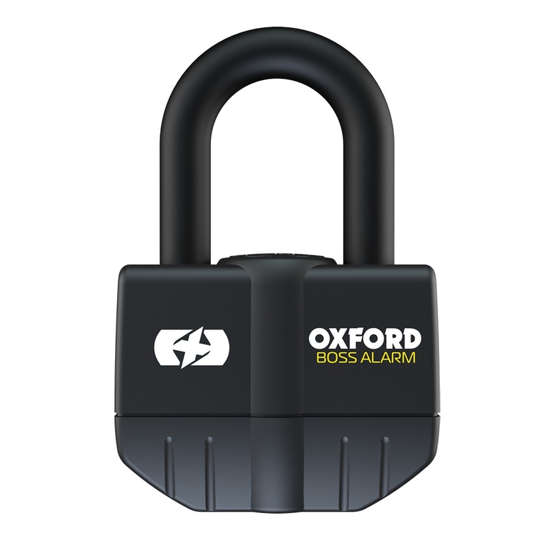 Bloccaggio del freno a disco Oxford U Profile Big Boss Alarm nero