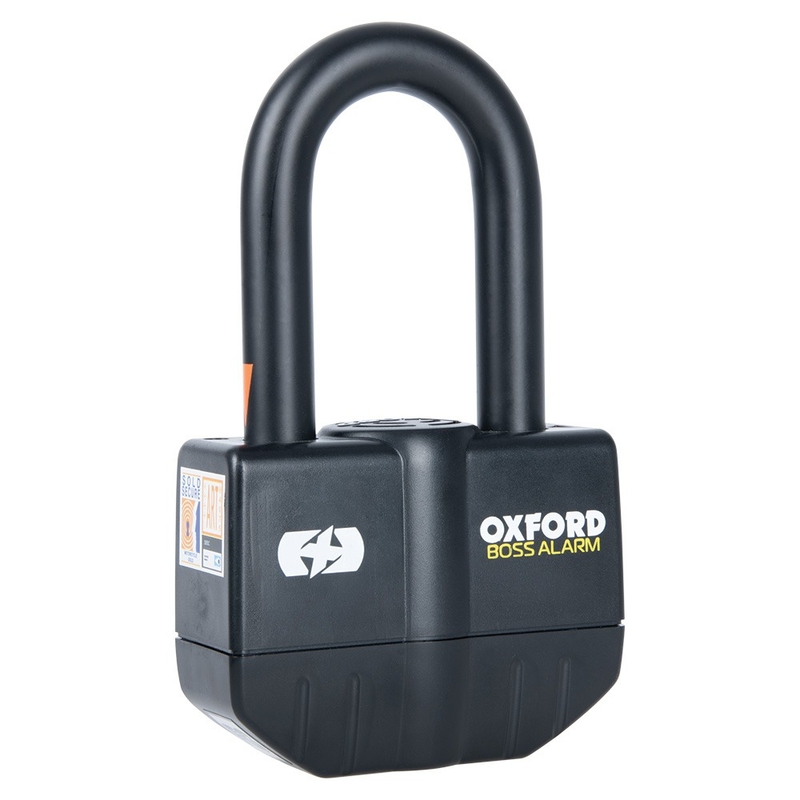 Bloccaggio del freno a disco Oxford U Profile Big Boss Alarm nero