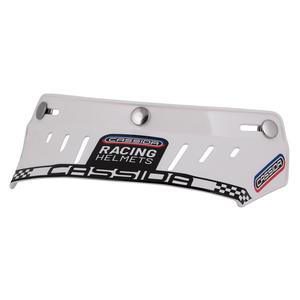 Visiera piatta per caschi Cassida Oxygen Racing Spirit bianco