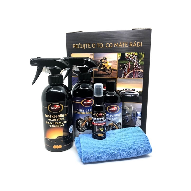 Set regalo Autosol per la pulizia delle moto da turismo
