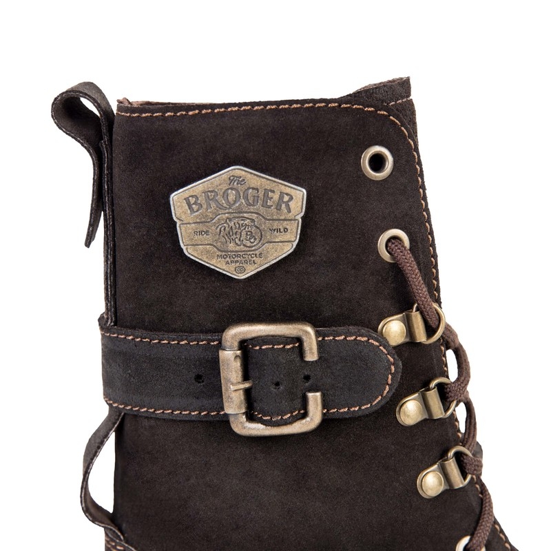 Stivali da moto BROGER OHIO marrone Saldi