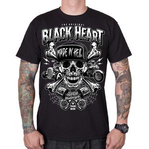 Maglietta da uomo Black Heart Sinner nero
