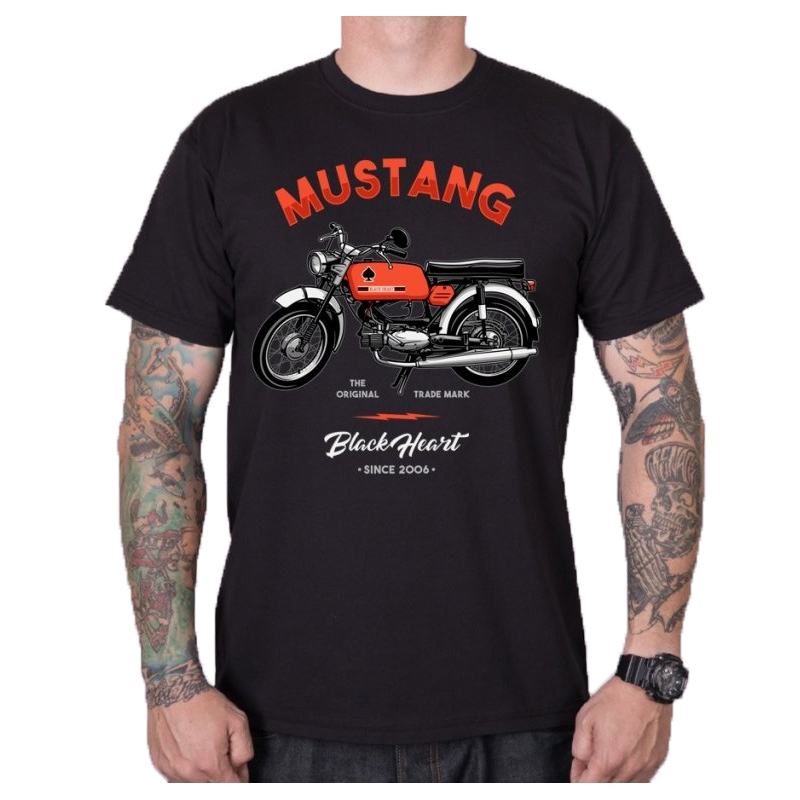 Camicia da uomo Black Heart Mustang