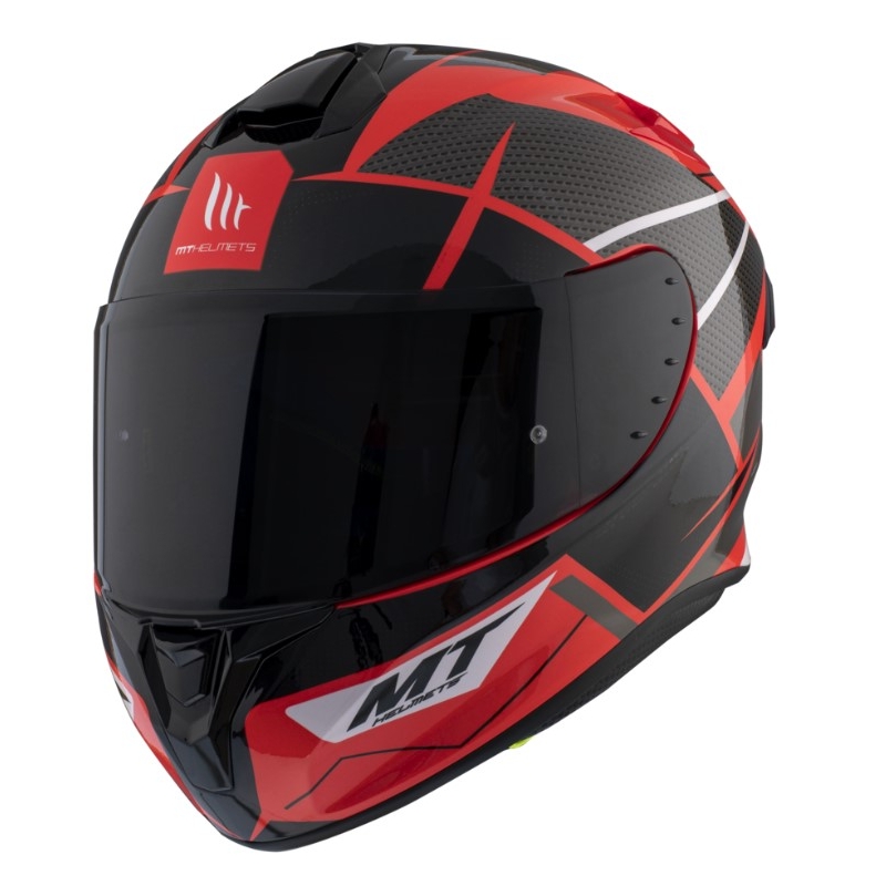 Integrální přilba na motorku MT FF106 Pro Targo Pro Podium D5 červeno-černá výprodej