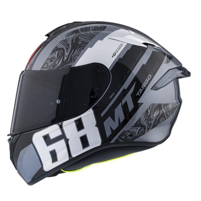 Integrální přilba na motorku MT FF106 Pro Targo Pro Welcome F2 šedá