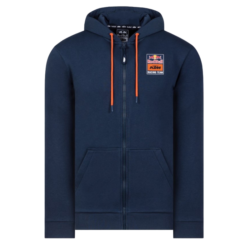 Felpa KTM Twist Red Bull Zip blu Saldi