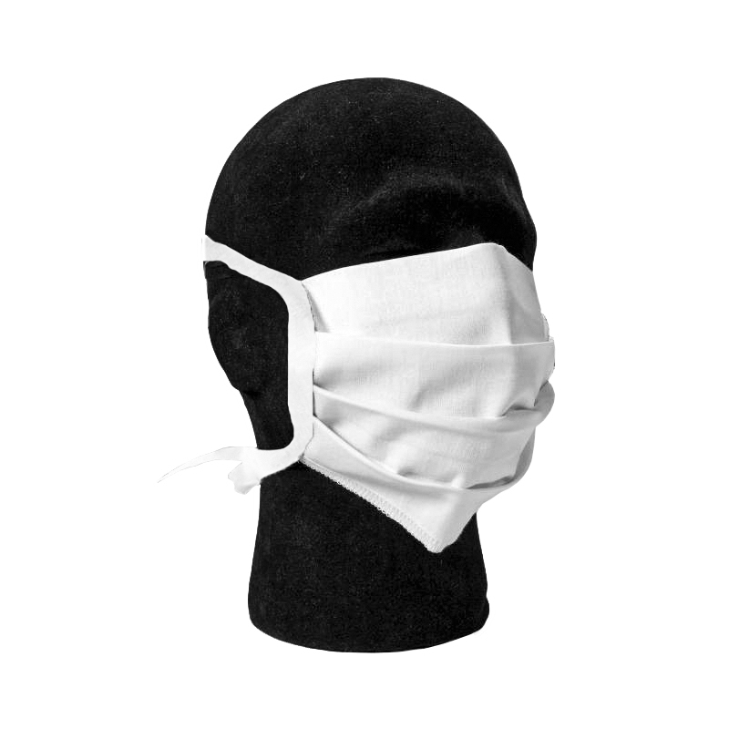 Drappo di cotone bianco