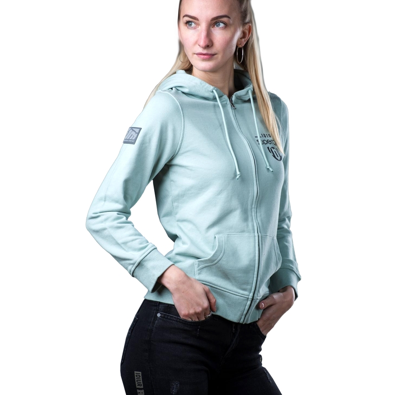 Dámská mikina 101 Riders My Zip Hood světle zelená výprodej