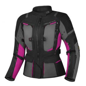 Giacca da moto Shima Hero 2.0 Donna Nero-Grigio-Rosa