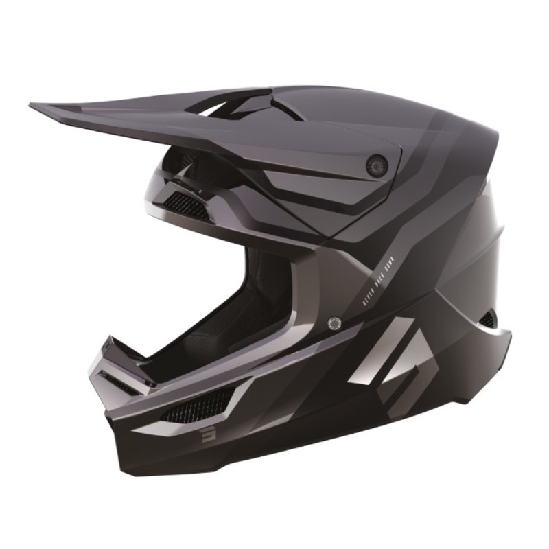 Casco da motocross Shot Race Sky grigio