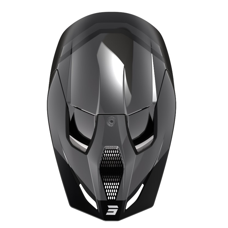 Casco da motocross Shot Race Sky grigio