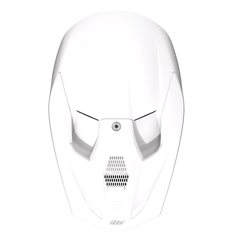 Casco da motocross Shot Race Bianco solido Saldi