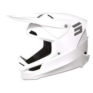 Casco da motocross Shot Furious Solid White