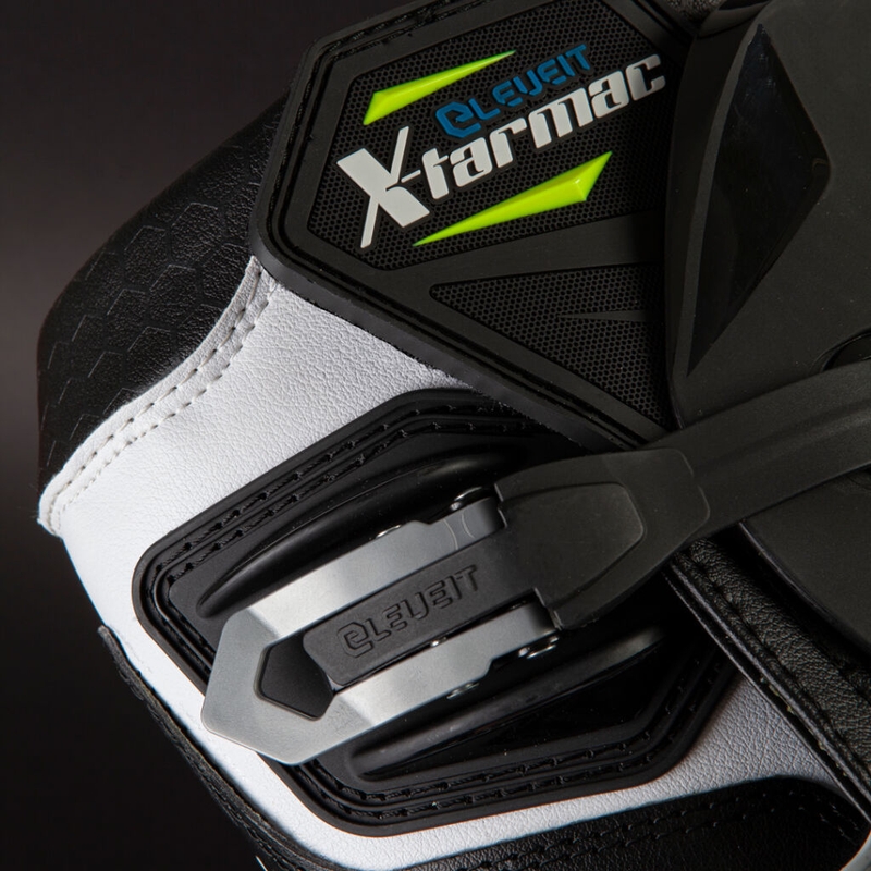 Stivali da moto Eleveit X-Tarmac nero-giallo fluo Saldi