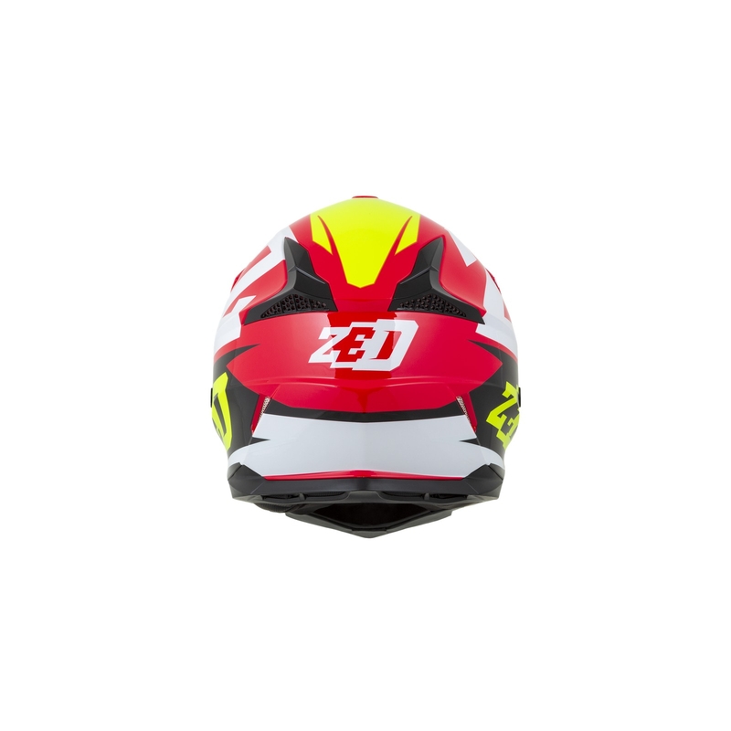 Motokrosová přilba ZED X1.9 červeno-fluo žluto-černo-bílá