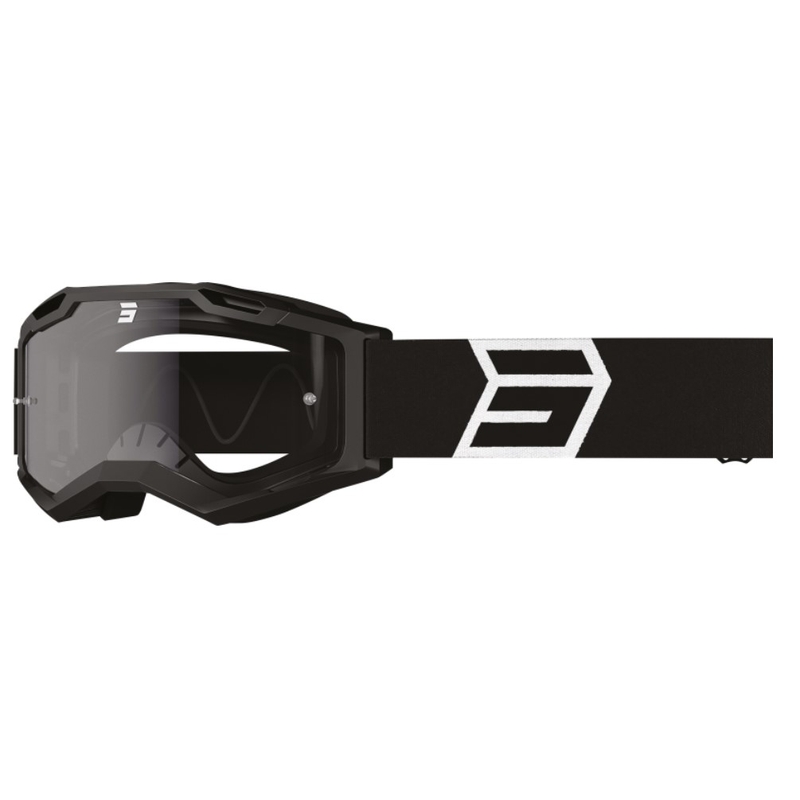 Occhiali da motocross Shot Assault 2.0 Solar bianco-nero