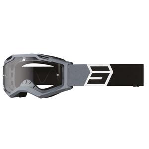 Occhiali da motocross Shot Assault 2.0 Solar nero-grigio