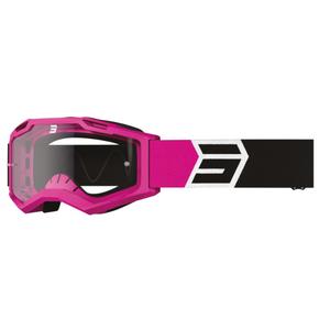 Occhiali da motocross Shot Assault 2.0 Solar neri e rosa