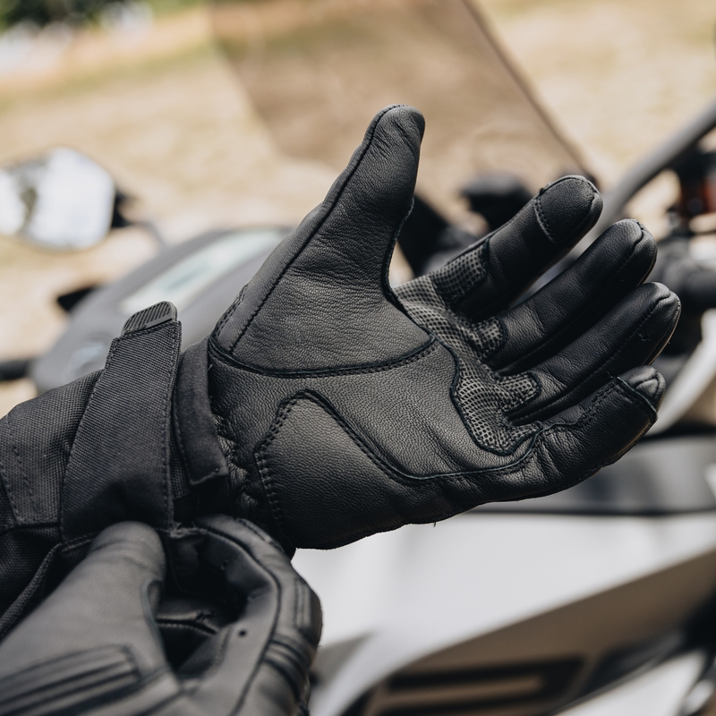 Guanti da moto Ozone Touring II nero Saldi