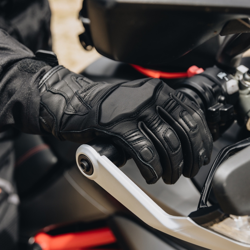 Guanti da moto Ozone Touring II nero Saldi