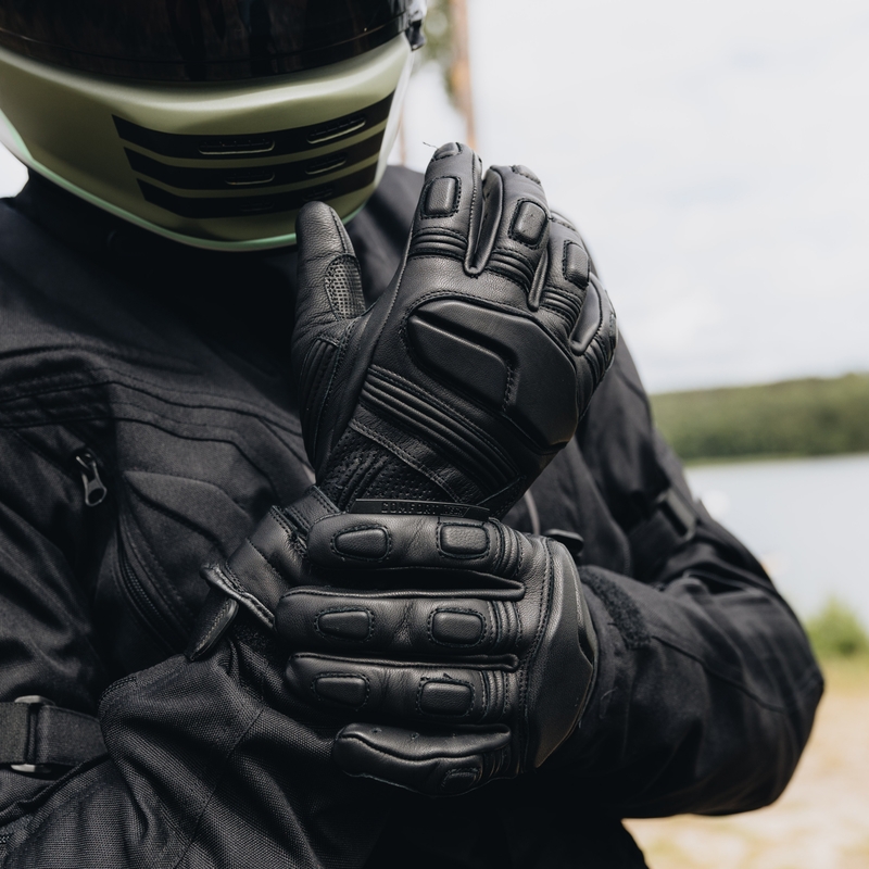 Guanti da moto Ozone Touring II nero Saldi