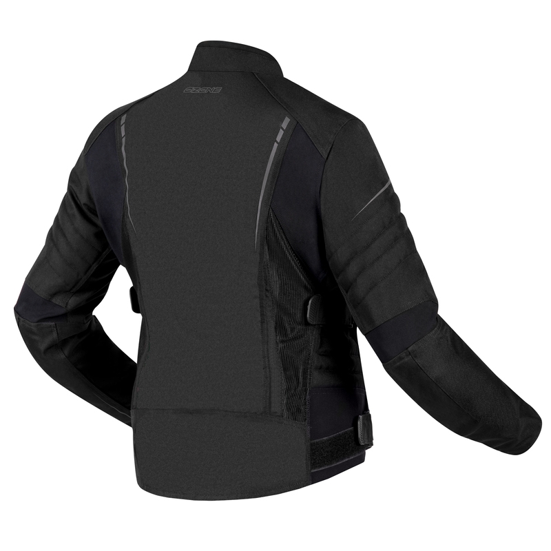 Giacca da moto Ozone Flow nera da donna Saldi