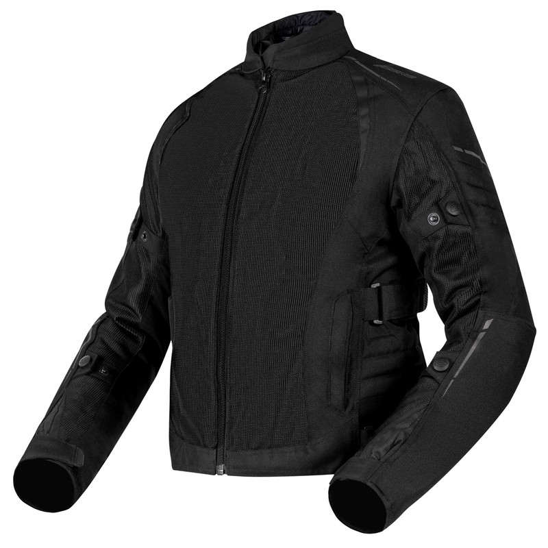 Giacca da moto Ozone Flow nera da donna Saldi