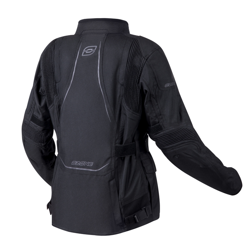 Giacca da moto Ozone Sahara Donna Nero