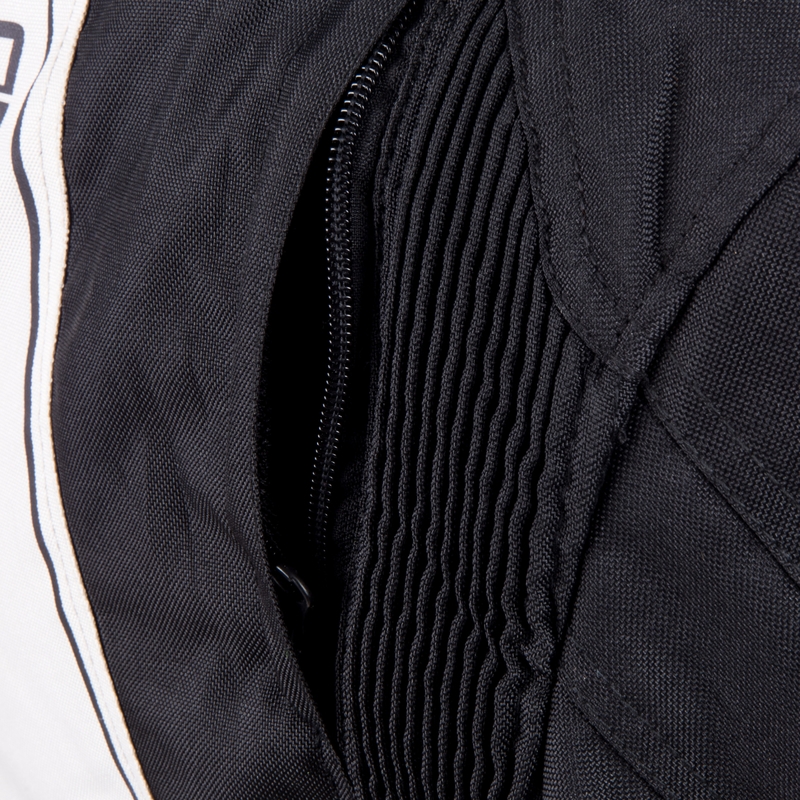 Giacca da moto Ozone Sahara donna nero-grigio-giallo fluo Saldi