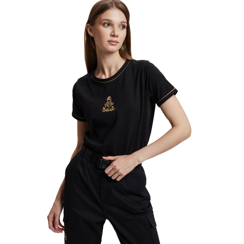 Maglietta da donna DAKAR VIP 36 oro-nero