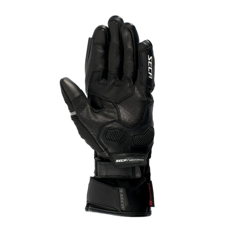 Guanti da moto da donna SECA Compass HTX nero Saldi