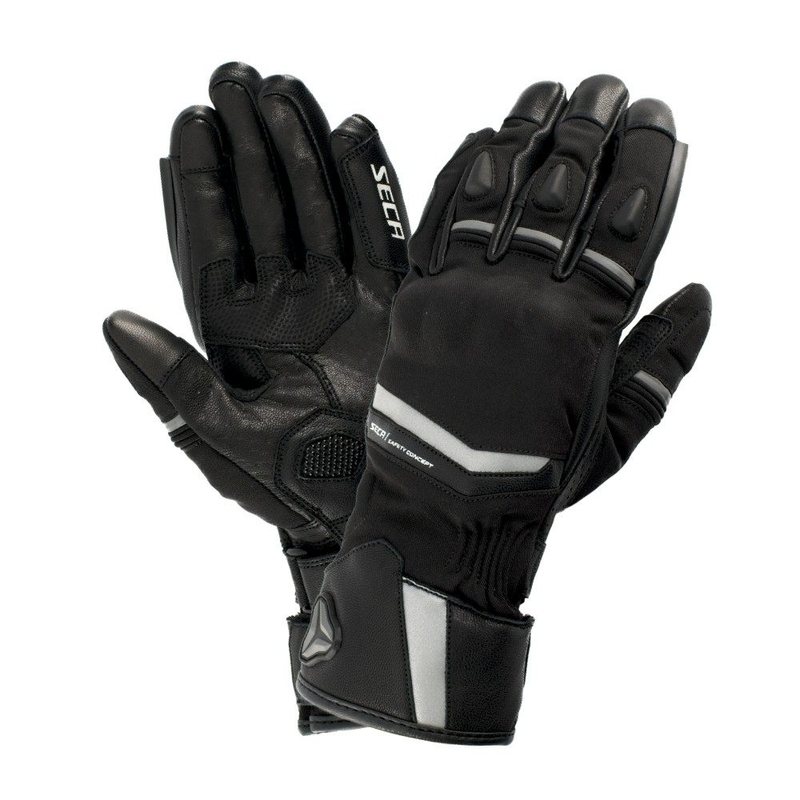 Guanti da moto da donna SECA Compass HTX nero Saldi