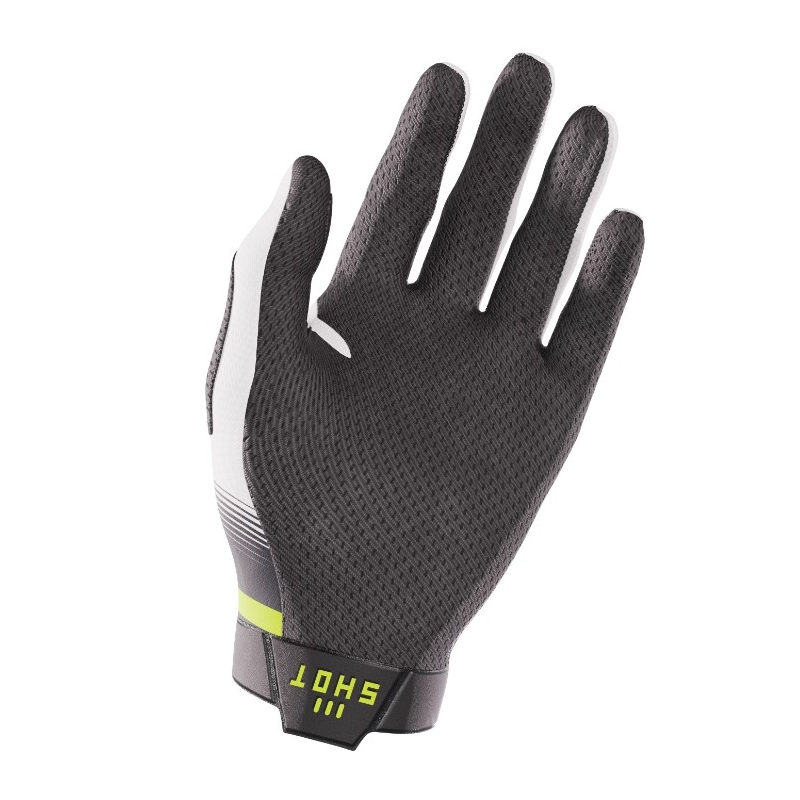 Guanti da motocross Shot Aerolite Husqvarna LE bianco-nero in offerta Saldi