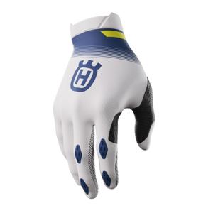 Guanti da motocross Shot Aerolite Husqvarna LE 2023 bianco-blu Saldi