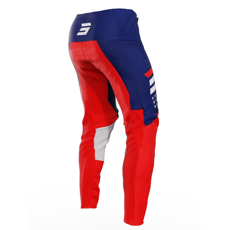 Pantaloni da motocross Shot Contact Camo 2.0 rosso e blu Saldi