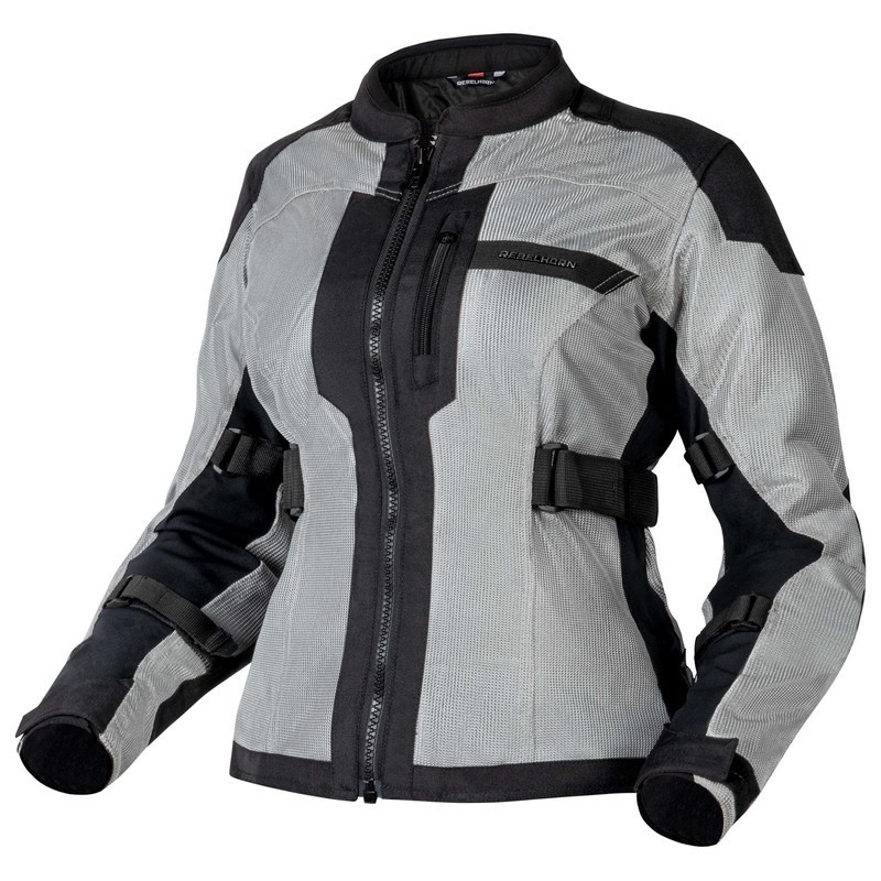 Giacca da moto Rebelhorn Scandal II Donna Argento e Nero Saldi